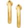 Macy's Polished Clip-On Hoop Earrings - Gold