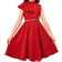 Shein Tween Girls' Cute Fit And Flare Mid-Length Dress With Ruffle Hem, High Neck And Sleeveless Design In Palace Style