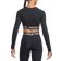 Nike Pro 365 Women's Dri-FIT Cropped Long-Sleeve Top - Black/White