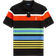 Polo Ralph Lauren Classic Fit Striped Mesh Polo Shirt - Polo Black Multi