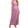 Pink Blush Draped Maternity/Nursing Maxi Dress Mauve