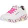 Skechers Girl's Uno Lite Lovely Luv - White Synthetic/H Pink Trim