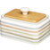 KitchenCraft Classic Collection Striped Butterdose