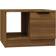 vidaXL Engineered Wood Brown Oak Couchtisch 50x50cm