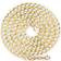 Nuragold Cuban Chain Curb Link Diamond Cut Pave Two Tone Necklace - Gold/Silver