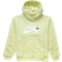 Nike Big Kid's SB Icon Fleece EasyOn Pullover Hoodie - Luminous Green/White