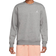 Jordan Men's Crewneck Essentials Brooklyn Fleece Sweatshirt - Carbon Heather/White