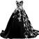 Kivary Lace Long Ball Gown Prom Evening Dresses - Black