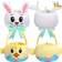 Joyin 3D Bunny & Chicken Multicolour 16.1" 2pcs