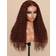 UNice Bye-Bye Knots 7x5 Glueless Lace Curly Wig 14 inch Reddish Brown