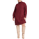 Eloquii Lace Detail Sweater Mini Dress - Bordeaux