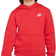 Nike Older Kid's Sportswear Club Fleece Pullover Hoodie - University Red/White