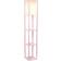 Lalia Home Column Light Pink Floor Lamp 62.8"