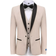 Braveman Men's Slim Fit Premium 3 Pieces Tuxedo Set - Light Beige