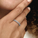 Pandora Timeless Pave Single Row Ring - Silver/Transparent