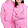 Nike Big Kid's Sportswear Club Fleece Pullover Hoodie - Playful Pink/White