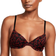 Victoria's Secret Sexy Tee Lightly Lined Smooth Demi Bra - Black/Red Hearts