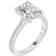 Charles & Colvard Radiant Engagement Ring - White Gold/Moissanite