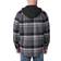 Carhartt Men's Flannel Fleece Lined Hooded Shirt - Black