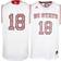 adidas NC State Wolfpack NCAA White Iced Out Basketball Replica Jersey