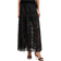 AllSaints Rosie Broderie Midi Skirt - Black