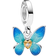 Pandora Club 2024 Butterfly Dangle Charm - Silver/Gold/Blue/Diamond