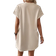 Shein LUNE Solid Color Batwing Sleeve Hidden Pocket T-Shirt Dress