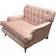 JVMoebel Couch Upholstery Pink Sofa 150cm 1-Sitzer