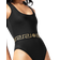 Versace Greca Border One Piece Swimsuit - Black