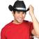 Fun Express Cowboy Hat for Party & Costume Apparel Black