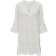 Only Regular Fit Split Neck Short Dress - White/Cloud Dancer