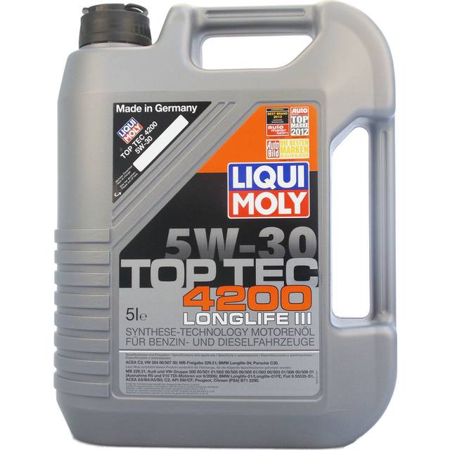 Liqui Moly Top Tec 4200 5W-30 Motoröl 5L • Sieh Preis »