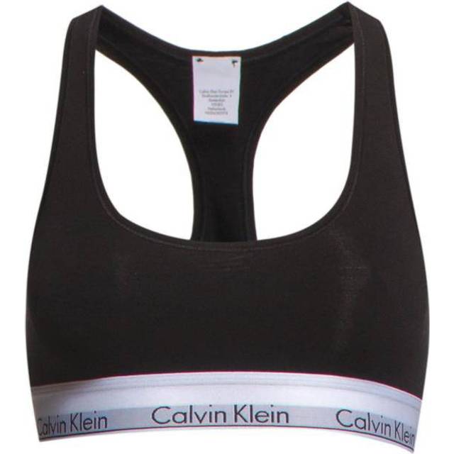 Calvin Klein Modern Cotton Bralette - Black • Price »