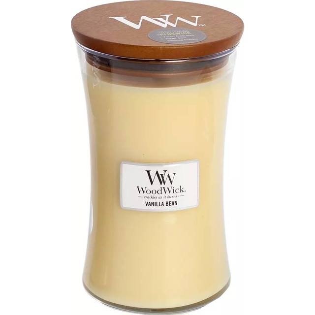 21.5oz Large Hourglass Jar Candle Vanilla Bean - Woodwick : Target