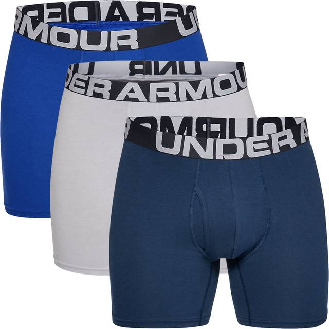 Under Armour Charged Cotton 6 Boxerjock 3-pack - Royal/Academy