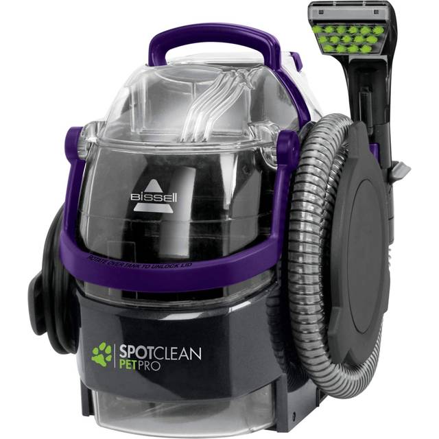 BISSELL SpotClean Pet Pro Portable Carpet Cleaner, 2458, Grapevine Purple,  Black, Large