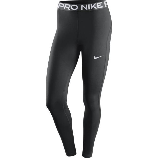 Nike Pro Mid-Rise Leggings Women - Black/White • Price »