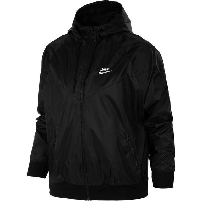 Nike Windrunner Hooded Jacket Men - Black/White • Price