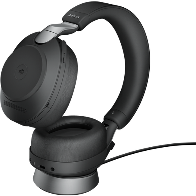 Jabra Evolve2 85 Headset Stereo Wireless Bluetooth Over the head Binaural  Supra aural Beige - Office Depot