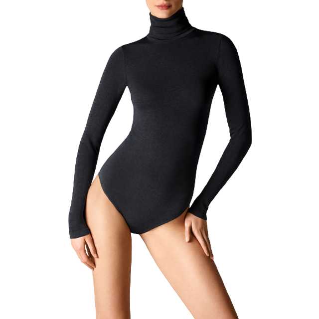 The Shimmer Bodysuit - Black Onyx