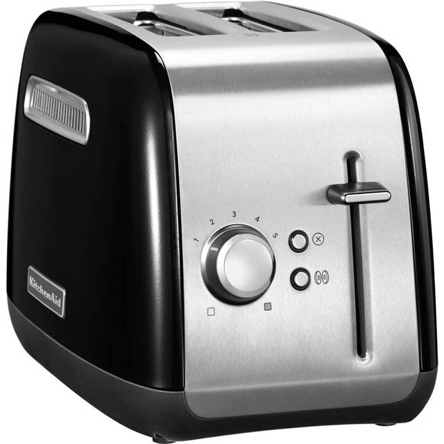 KitchenAid 2-Slice Silver Wide Slot Toaster with Crumb Tray and Shade  Control Settings KMT2115CU - The Home Depot