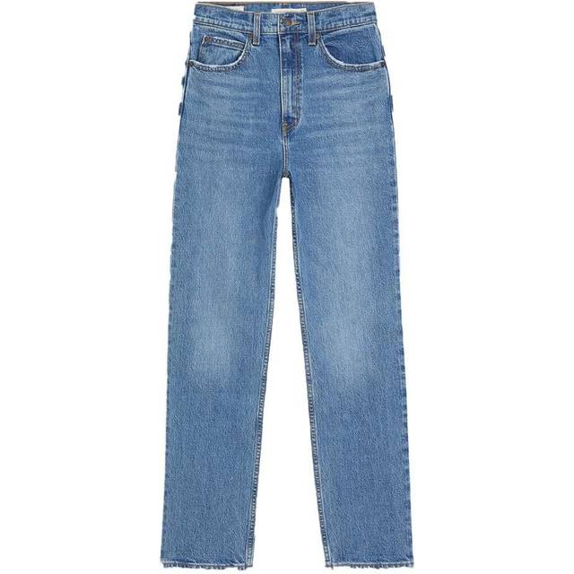 70s High Rise Slim Straight Jeans