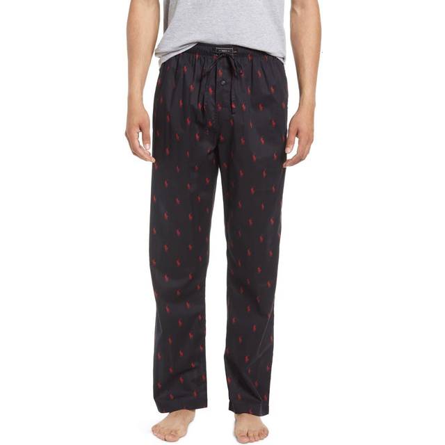 Polo Ralph Lauren Allover Pony Print Pajama Pant - Polo Black/Red