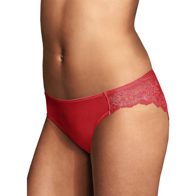 Maidenform Comfort Devotion Lace Back Tanga - Camera Red-Y • Price »