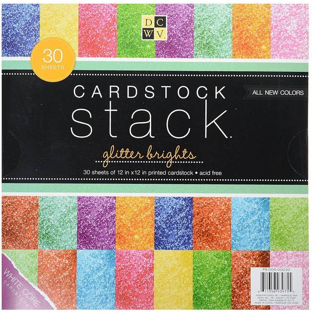 Glitter Card Stock 12x12 - Best Creation Inc