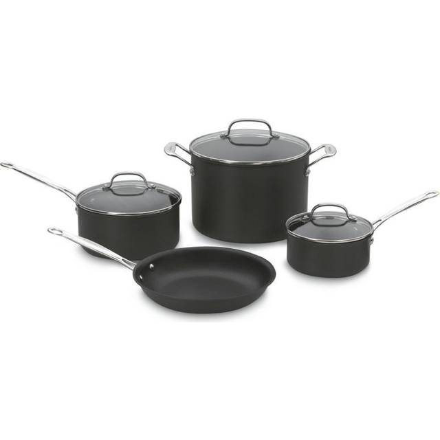 Cuisinart 8 Piece Stainless Steel Mica Shine Cookware Set