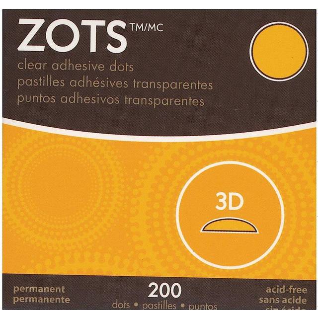 Therm-O-Web 3D ZOTs Adhesive Dots Clear, Pkg of 200 • Price »