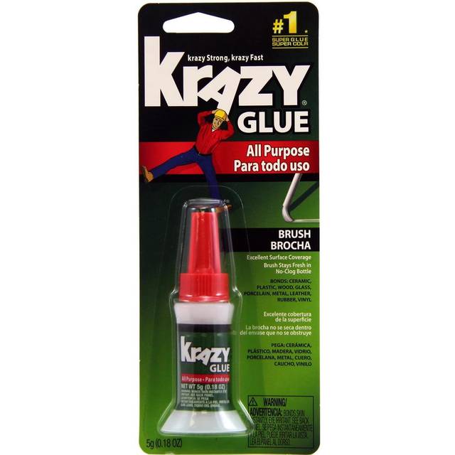 Krazy Glue All Purpose Super Glue - Brush-On, 5 g