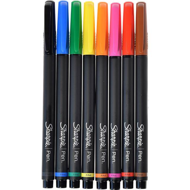  SHARPIE Art Pens, Fine Point, Assorted Colors, Hard