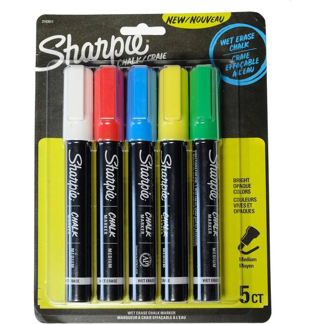 Sharpie Paint Markers Medium Point Assorted Colors Pack Of 5 Markers -  Office Depot
